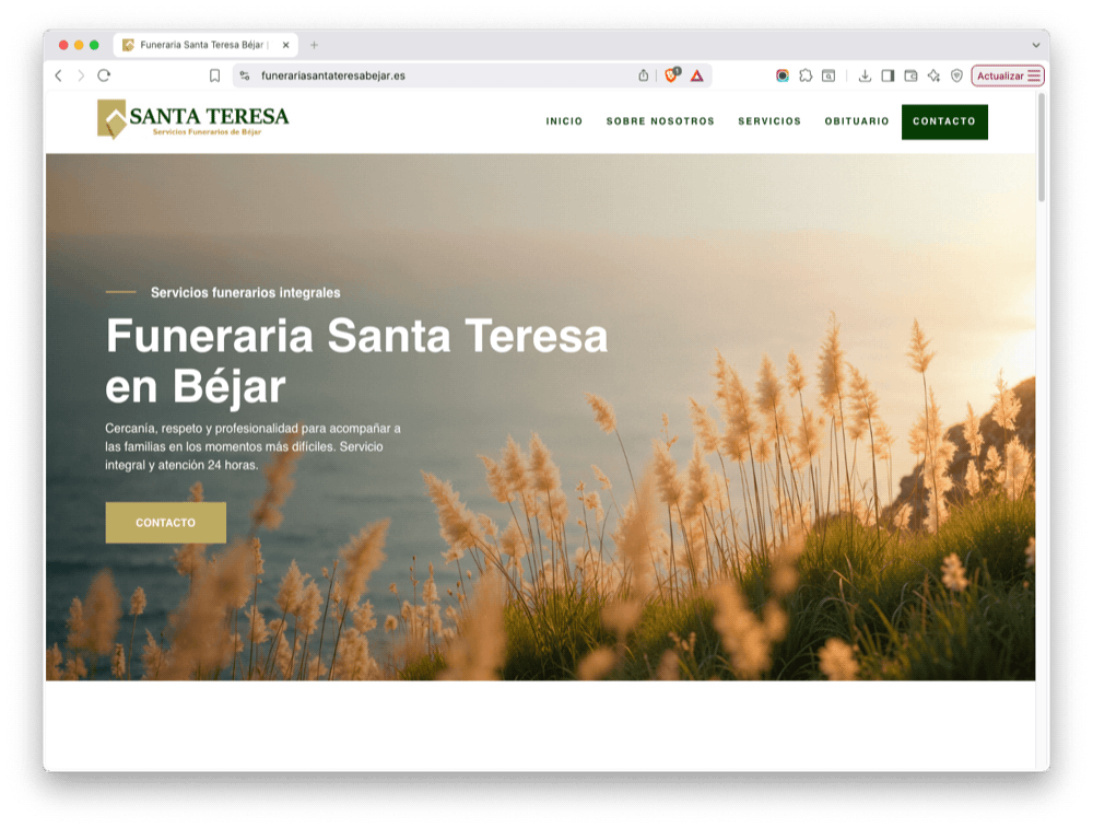 Web funeraria Salamanca